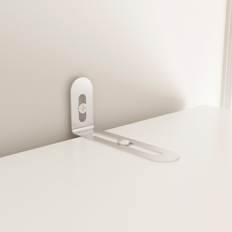 Crédence de rangement une pièce Nayari, Blanc, Non