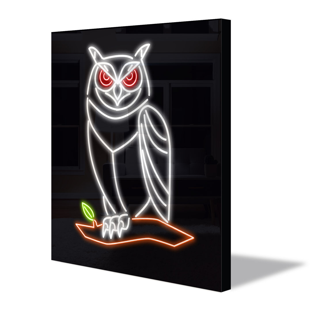 Owl Bird LED Neon Sign Wall Décor
