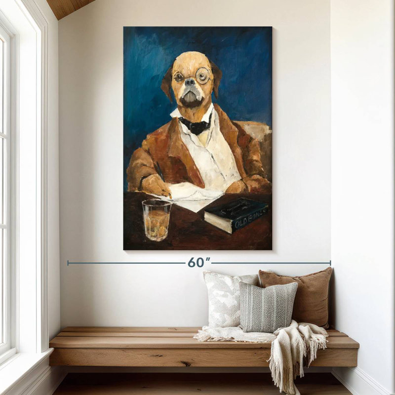 Brampt Nathaniel Howlthorn, 51" H x 34" W