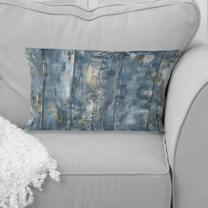 Coussin WeatheWood II - Farmhouse, Bleu / gris