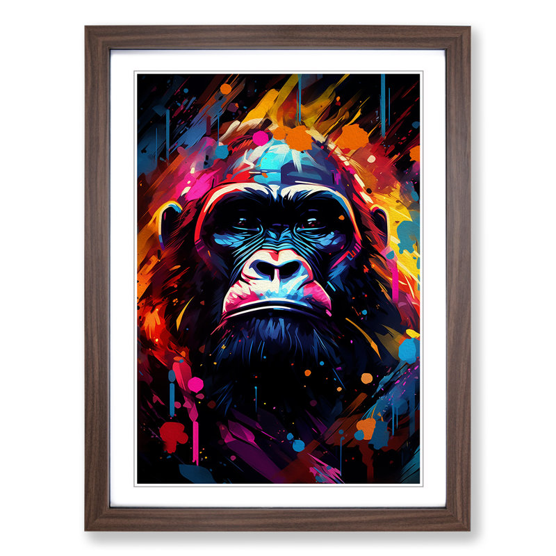 Gorilla Futurism - Framed Print