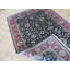 Tapis de zone en laine noué la 5 pi 11 po x 9 pi one-of-kind-black Bearfield