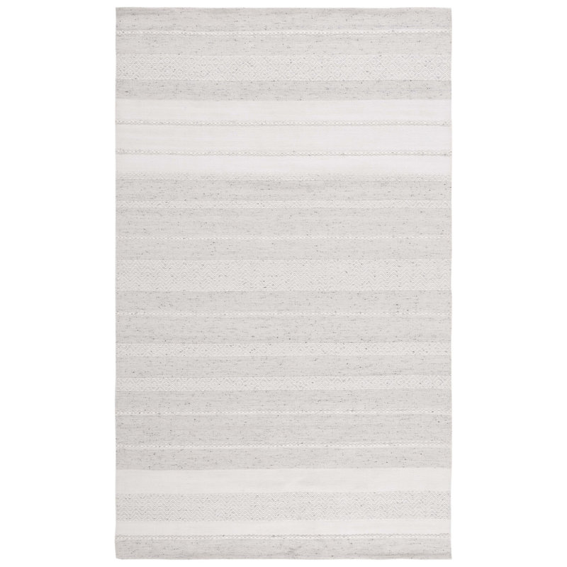 Kilim Hand Woven Pet Striped Rug, Rectangle 8' x 10'