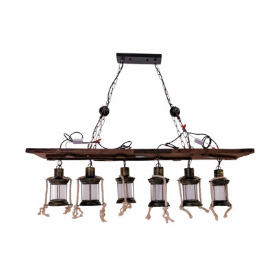 Wilmington 6 - Light Lantern Chandelier