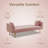3-Position Backrest, Beige Velvet, Metal + Mid-Foot Frame, 1-Carton, Studio-Perfect-1183573987