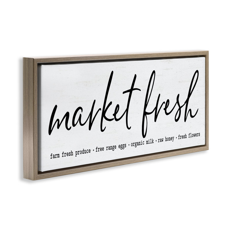 Cadre flottant Market Market, H 11 po x l 25 po, Cadre flottant orme Montalcino