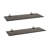 Haag Glass Floating Shelf (Set of 2)-711377300