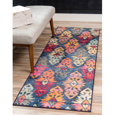 Lonniet Washable Geometric Indoor Rug