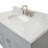 Abell 43'' Single Bathroom Vanity with Carrara Marble Top-60199457