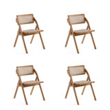 Moses Folding Dining Chair In Cane
