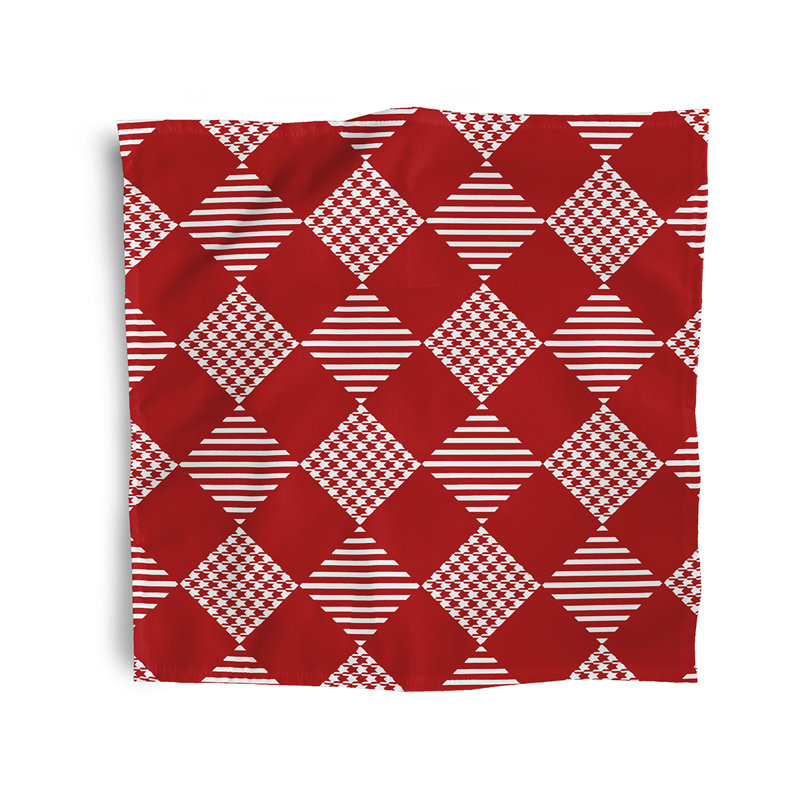 Lamarquis Check It Twice Napkins, Red