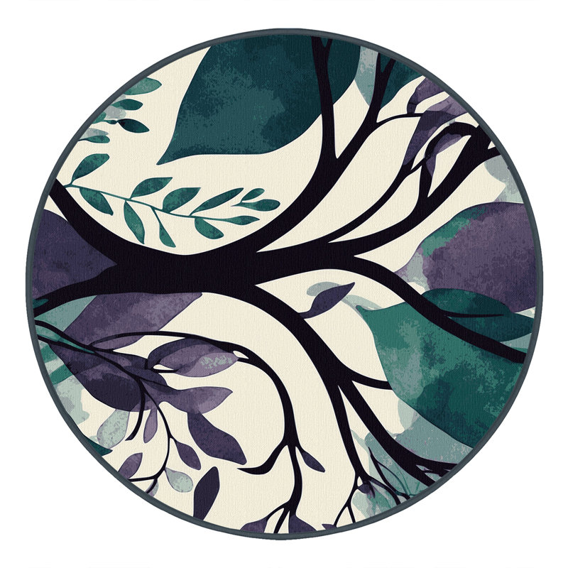 Ivy Eclipse Rug, Round 4'