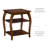 Kystin Solid Wood 2-Shelf End Table With Storage-399040787