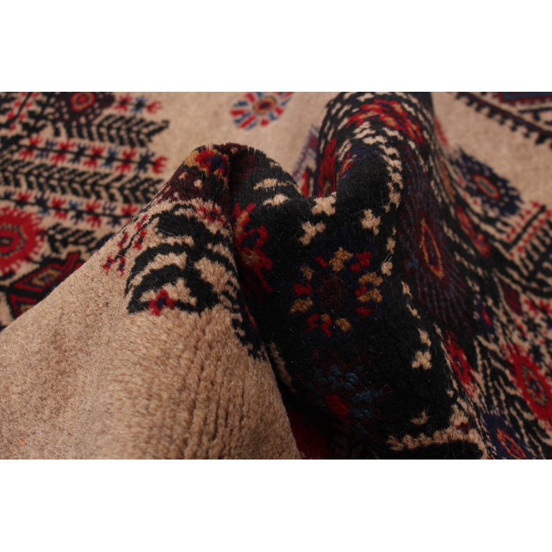 Tapis brun clair 2 pi 11 po x 4 pi 8 po Torben