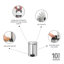 Brabantia NewIcon Soft Closing 20 Litre Pedal Bin-126121843
