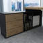 Bureau de direction en L en bois massif avec tiroirs-1133347364-1133347387