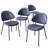 Set Of 4 Mid-Century Modern Dining Chairs-114222571