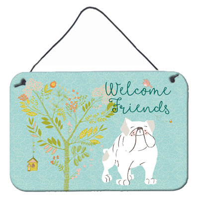 Décoration murale "welcome friends springer épagneul