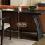 Bureau d'écriture durable en bois de frêne noir-683543235
