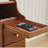 Solid Wood End Table With Storage-1119415614
