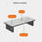 Modern rectangular rock plate coffee table-103172977