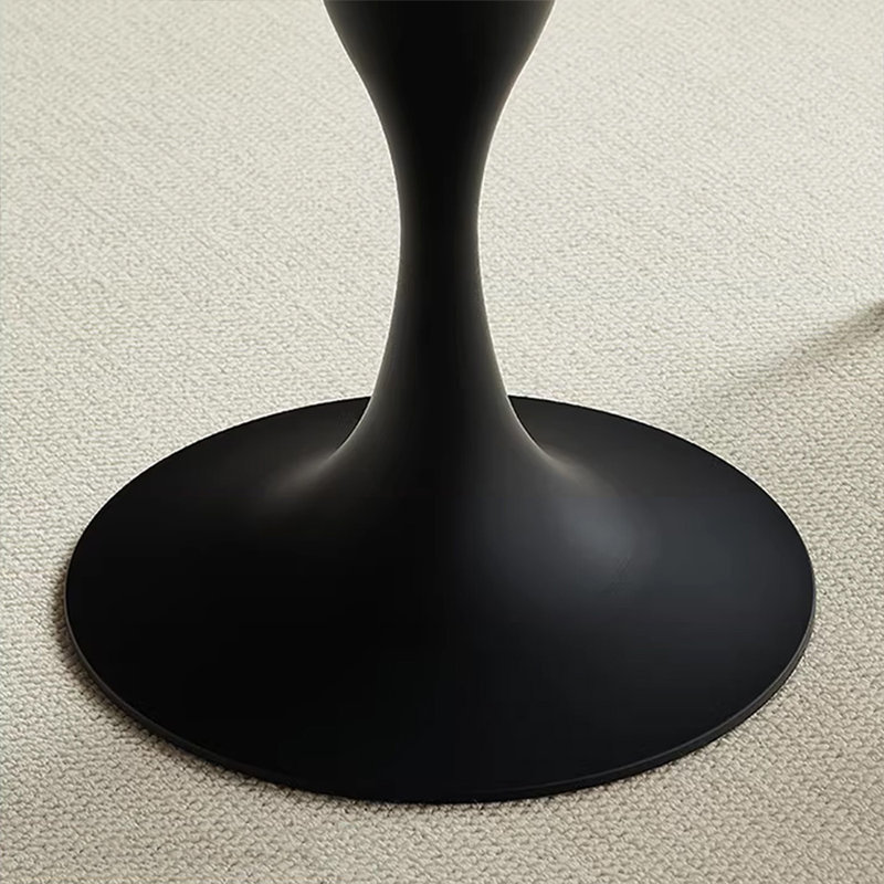 Nut-brown Round Solid Wood Dining Table-Negotiation table, 29.53"H x 39.37"L x 39.37"W