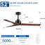 Ventilateur de plafond 52 po Farmhouse