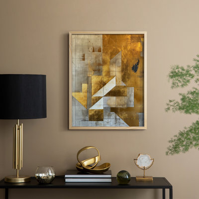 ABSTRACT Series CXVI, reproduction encadrée - bois massif