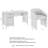 Fluted Office Desk With Storage And Mid Back Barrel Office Chair, Home Office Furniture-1331906241
