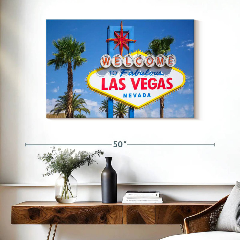 Panneau Lilie Las Vegas Nevada, H 26 po x l 39 po