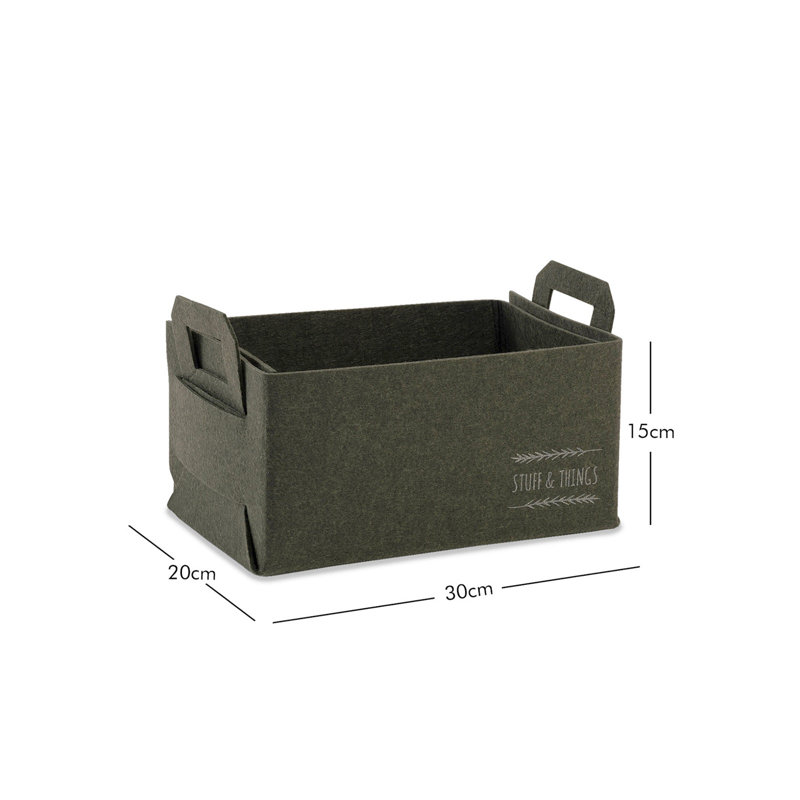 Laundry Sorter with Handles, Green