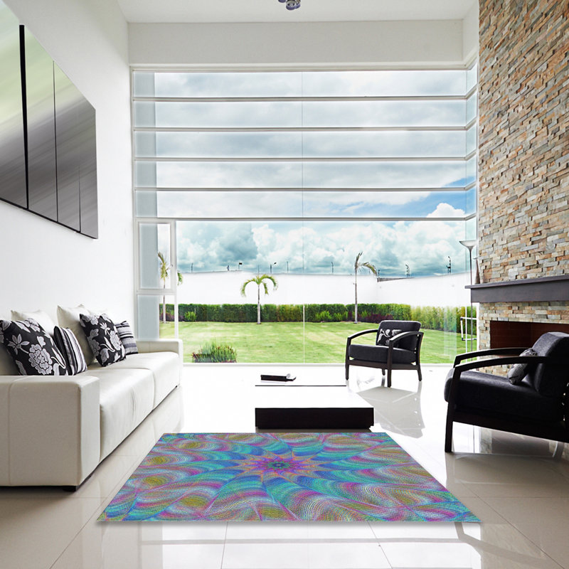 Tapis bleu, Carré 6 pi