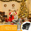Arbre de Noël avec lumières 400 DEL 8,2 pi * 16 cordes avec anneau, 8 modes d'éclairage 3 lumières de Noël à intensité variable intérieur / extérieur avec télécommande, imperméable pour décoration de Noël
