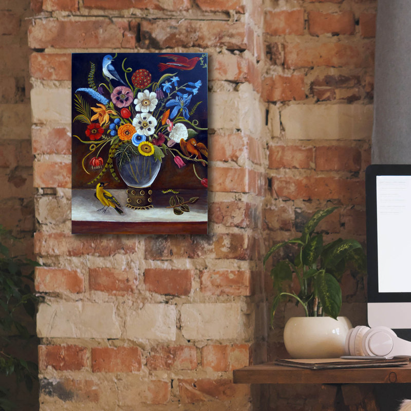 «Be Still Life» par Catherine A Nolin, H 16 po x l 12 po x P 0,75 po