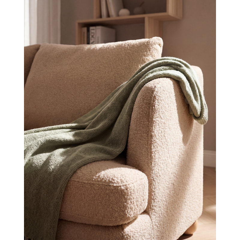 Tawania Sofa, Beige Boucle