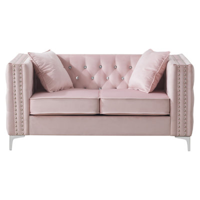Causeuse Glory Furniture Paige G824A-L, rose