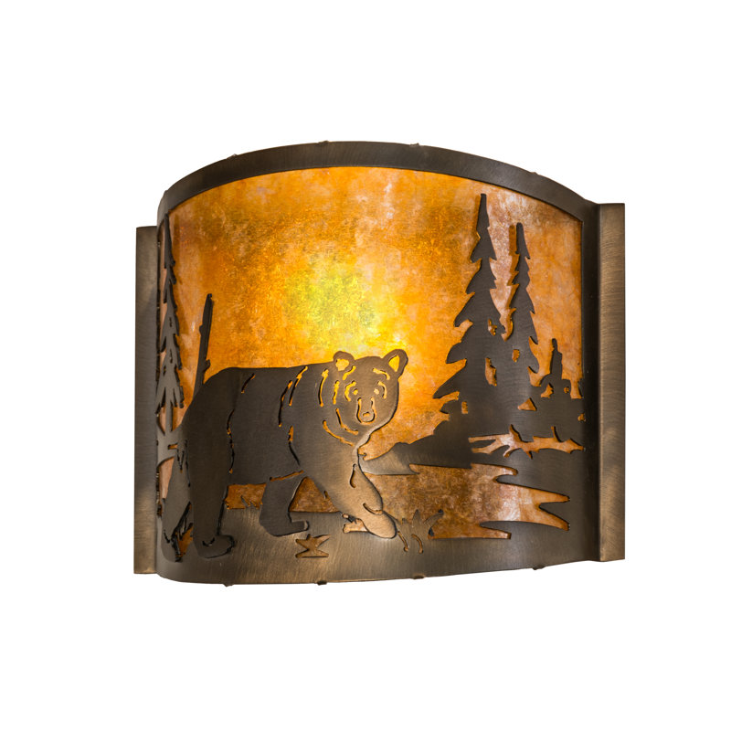 Applique murale encastrée 1 lumière Northwoods, Cuivre antique