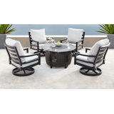 Mhyrren Outdoor 5 - Piece Conversation Set