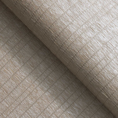 Gathered Stripe Paperweave Wallpaper