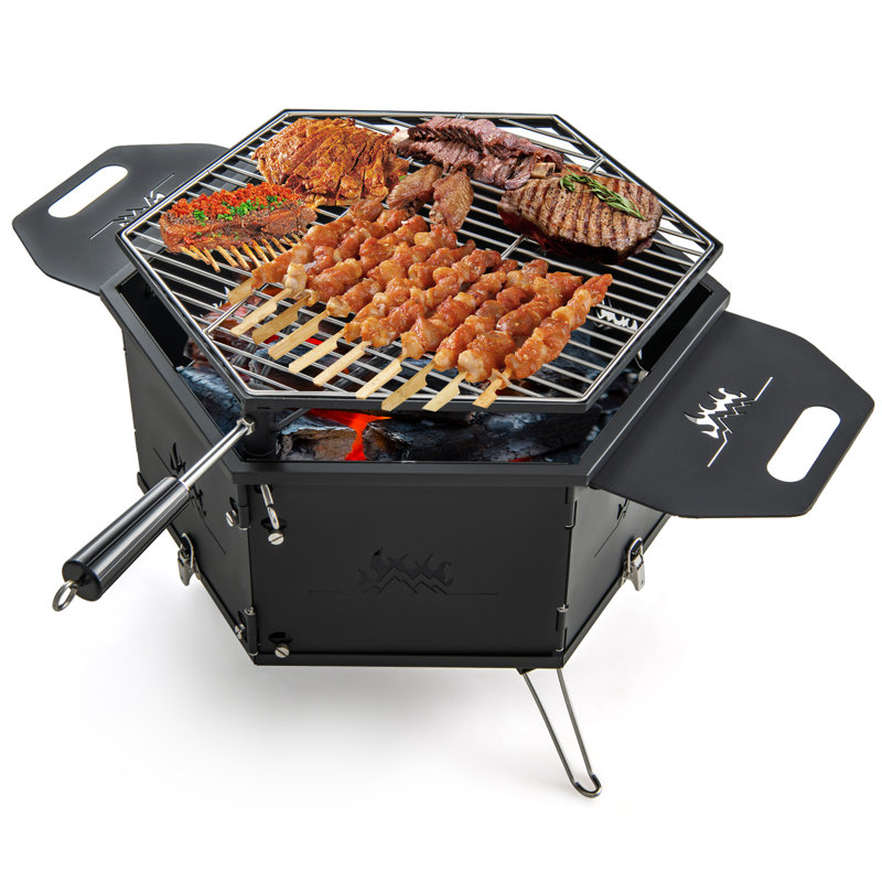 Nunci Pentagon Steel Smokeless Fire Pit