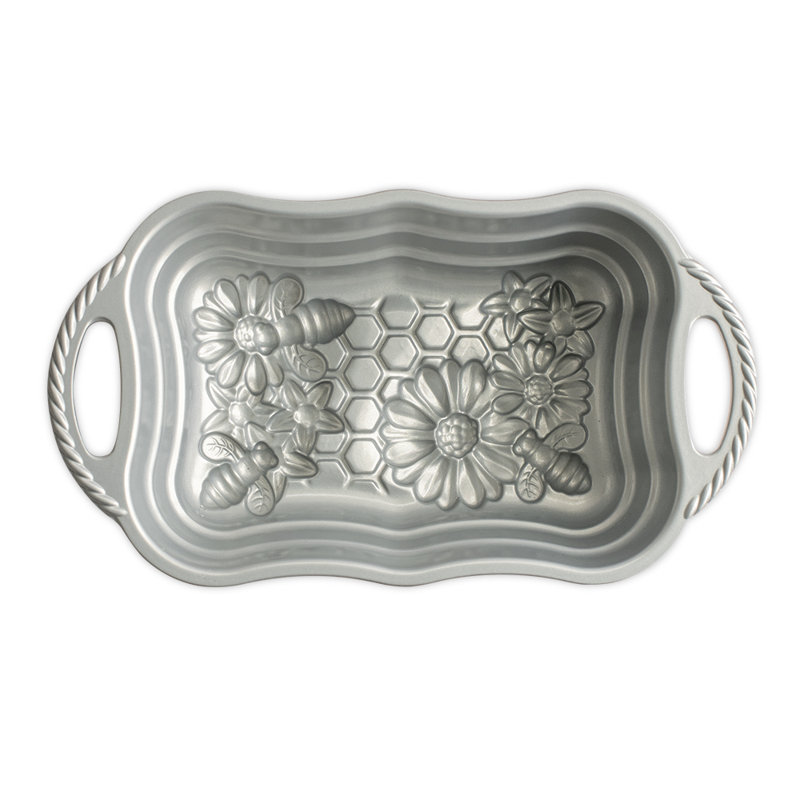 Gold Honeycomb Non-stick Aluminum Loaf Pan