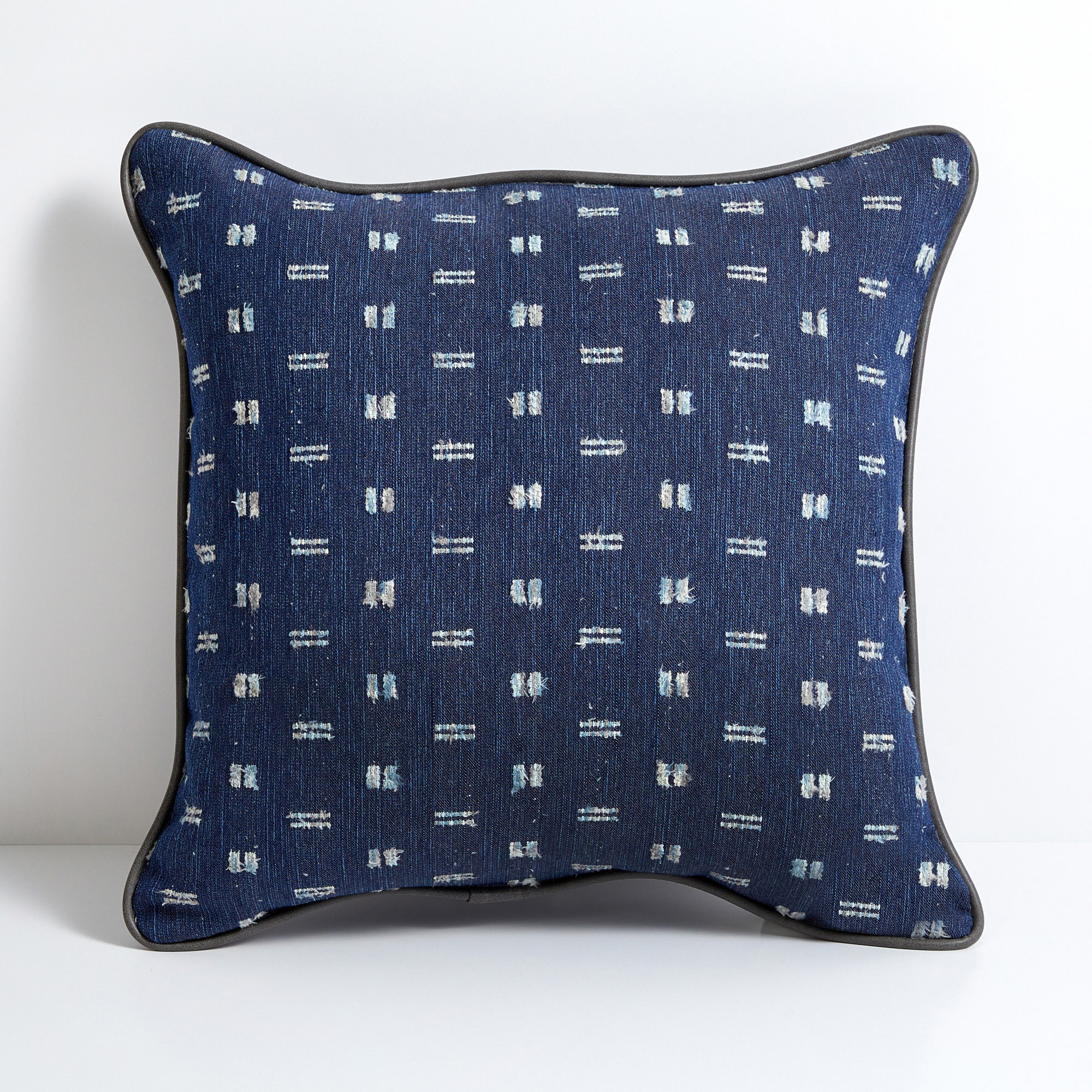 Zisper Geometric Throw Pillow, Blue, 20" x 20"