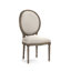 Linen Upholstered Side Chair