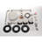 Shower System With Shower Head, Hand Shower, Slide Bar, Bodysprays, Shower Arm, Hose, Valve Trim, And Lever Handles-117992994