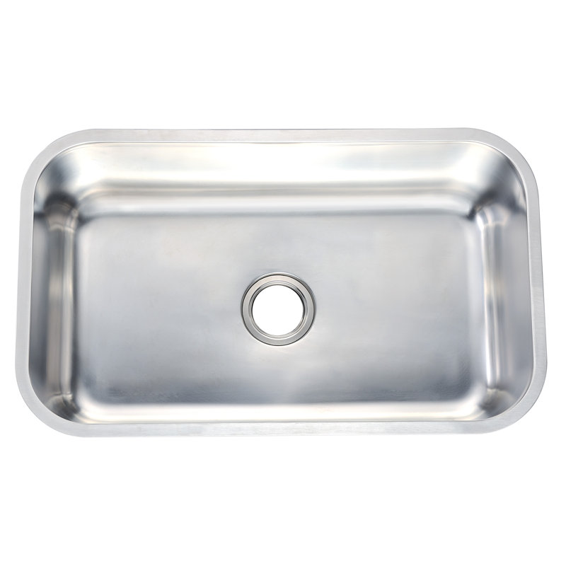 29.5'' L Single Bowl Stainless Steel Kitchen Sink