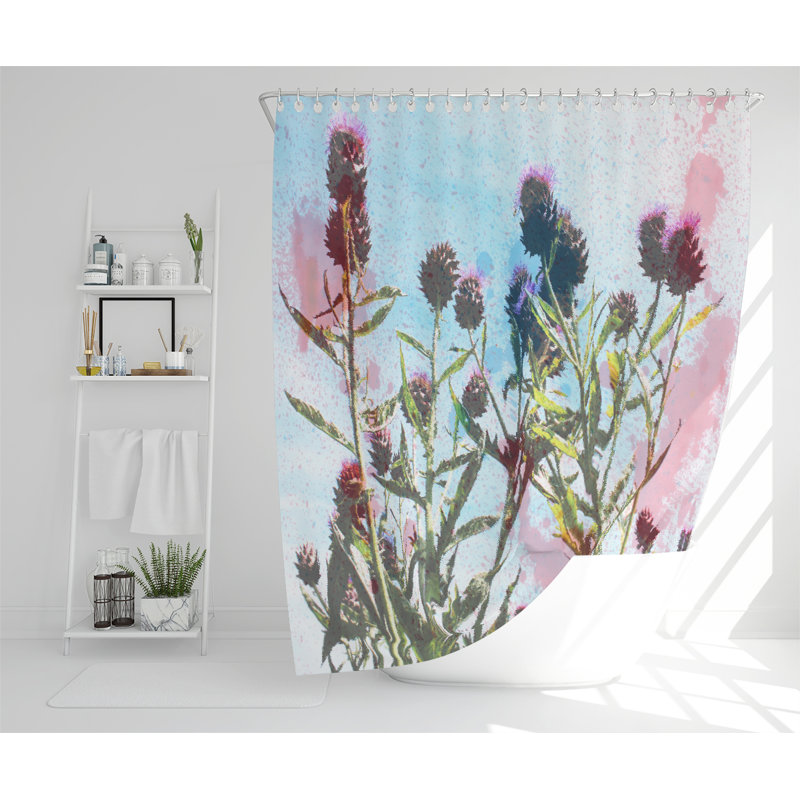 Dimitriyka Polyester Shower Curtain Set