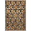 Tapis décoratif multicolore à motifs géométriques et frangés-1363803227