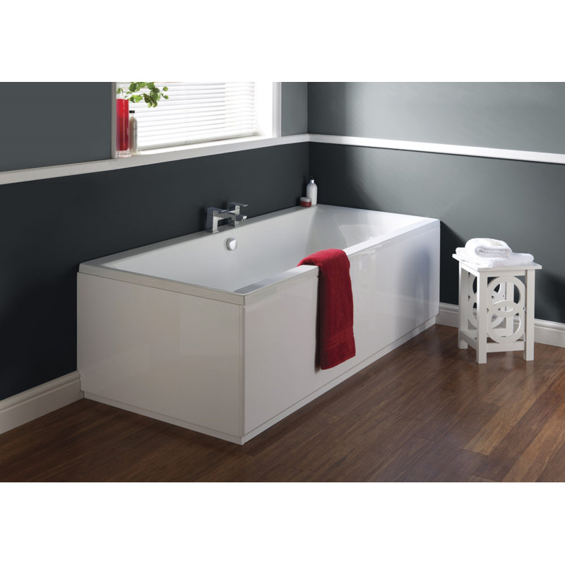 Asselby x Soaking Acrylic Bathtub, 170cm x 75cm