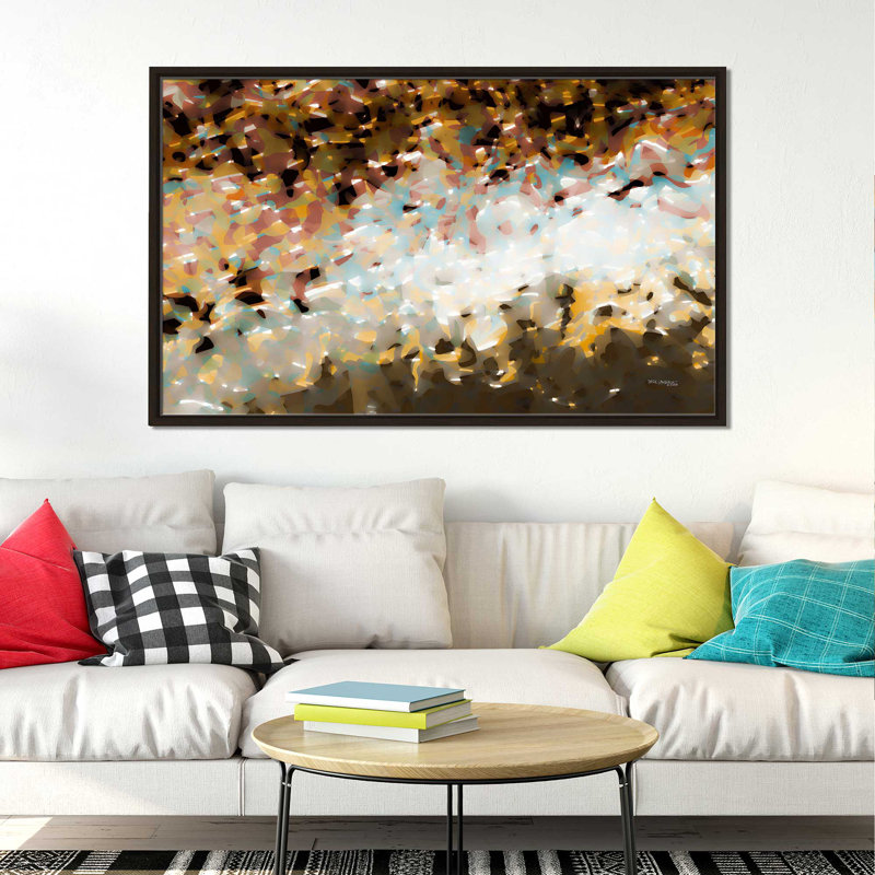 «Unifier Hope», reproduction d'art, H 39,5 po x l 63,5 po x P 2 po, Cadre flottant espresso