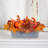 Pumpkin Harvest Artificial Arrangement in Washed Vase